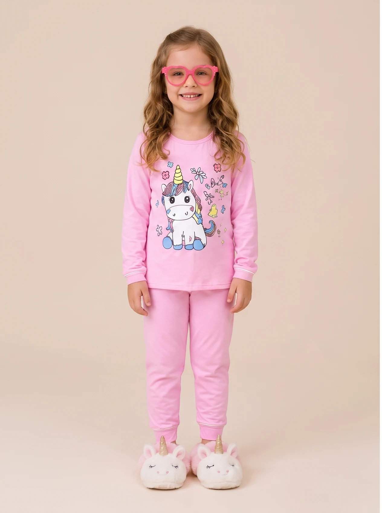 Pijama Infantil Longo Feminine Samila
