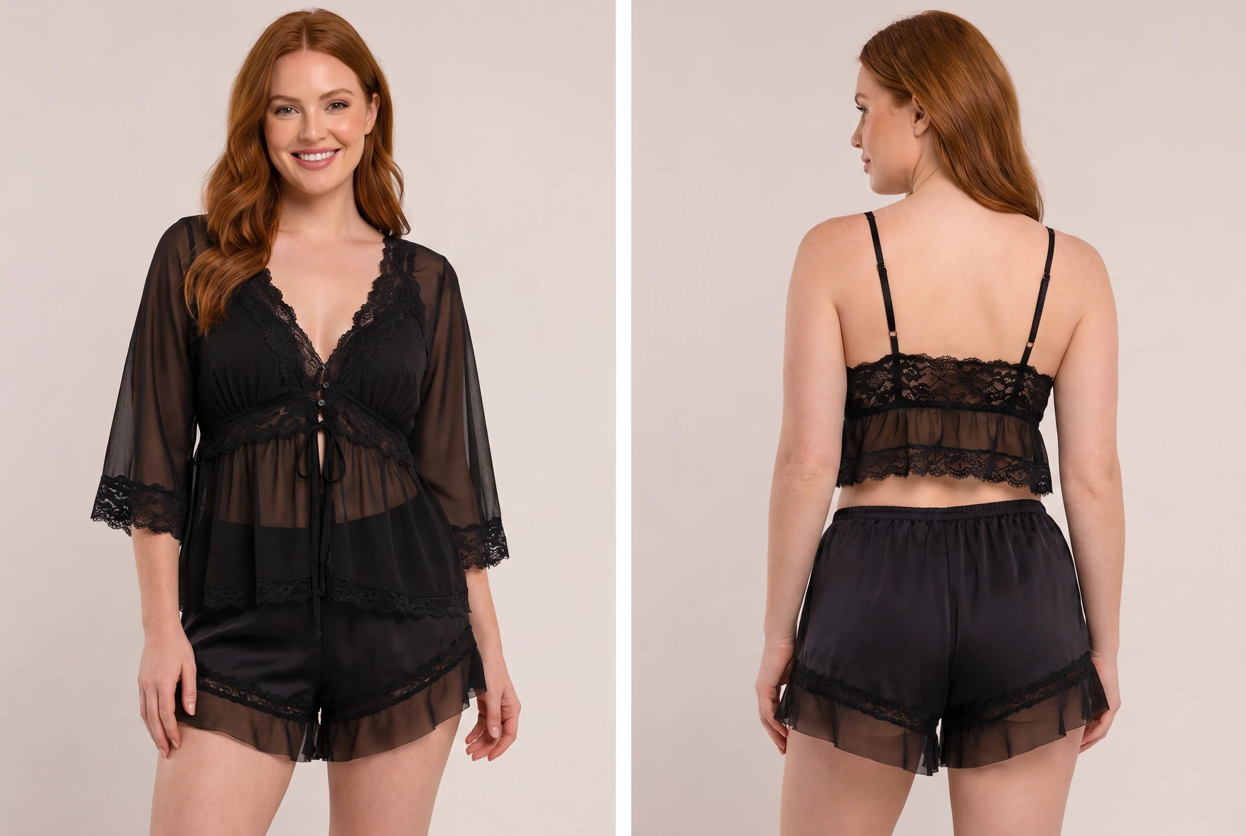 Conjunto Clara Preto Preto