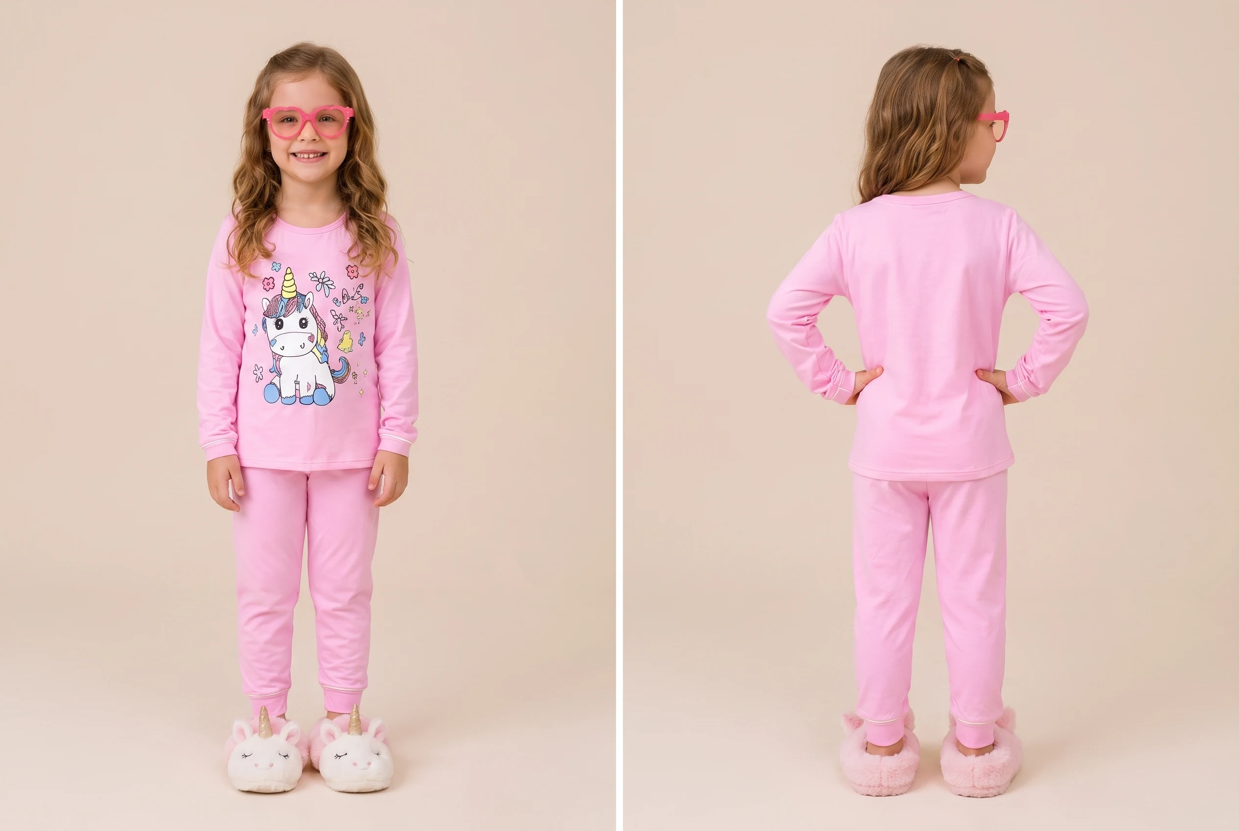 Pijama Infantil Longo Feminine Samila